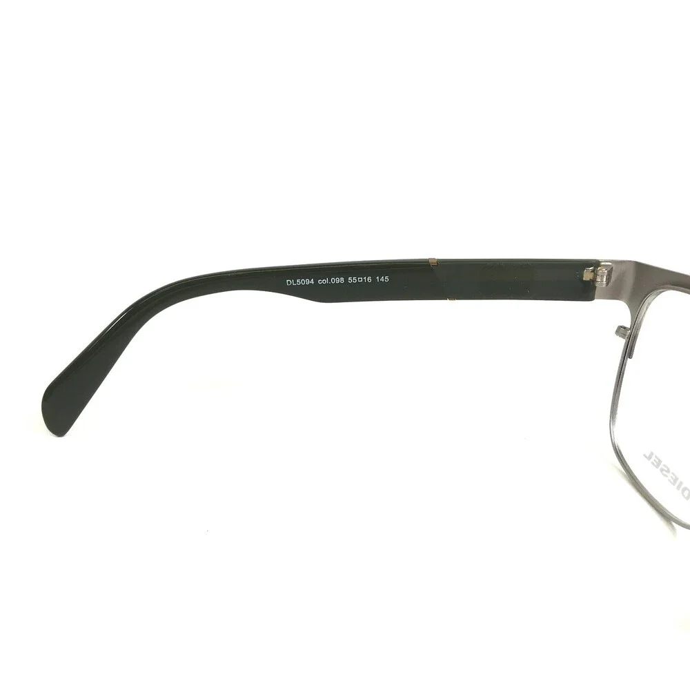 Diesel Eyeglasses Frames DL5094 col.098 Gray Marble Green Square 55-16-145